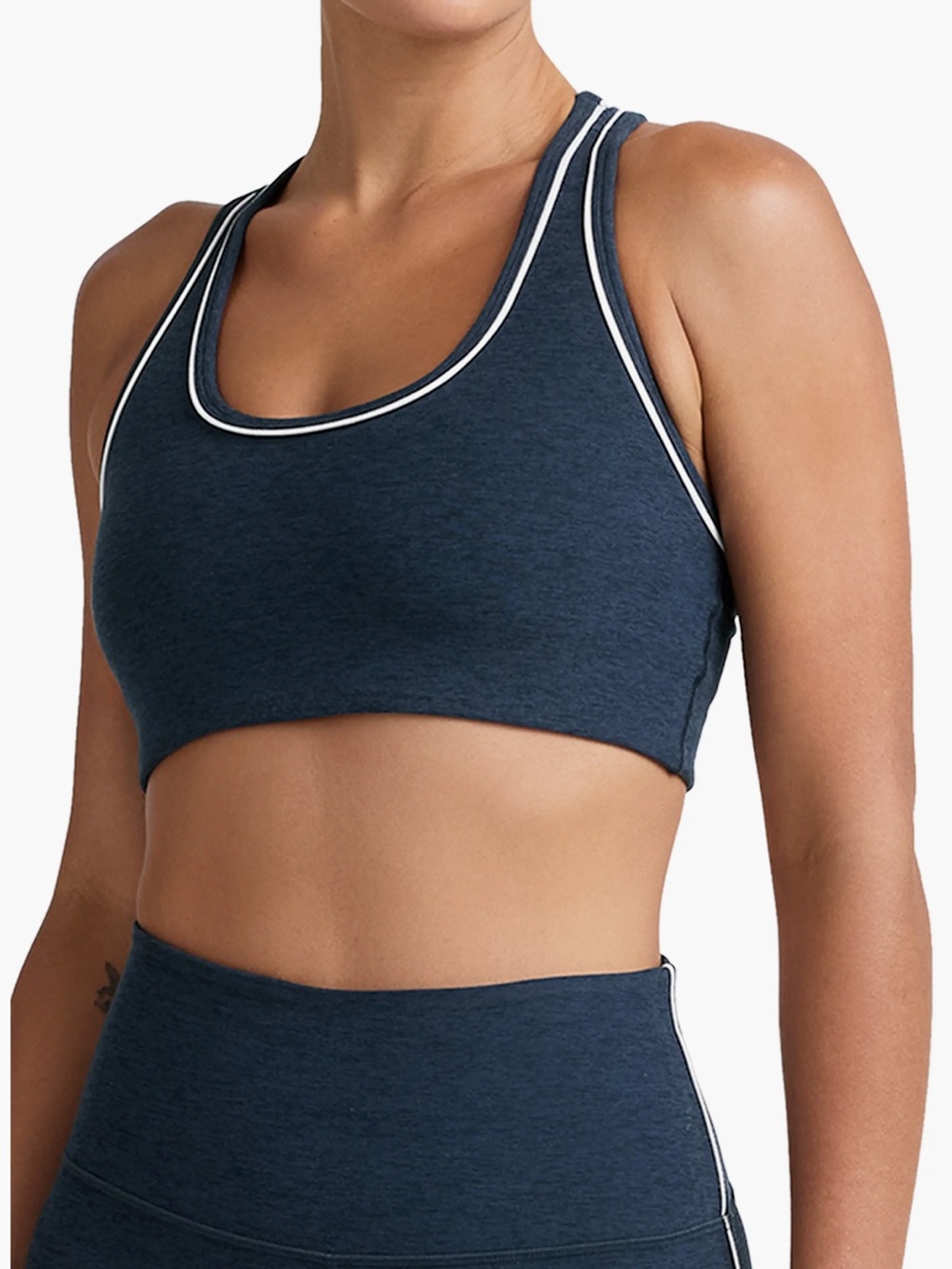 Beyond yoga Seamless Racerback Sports Bra - Navy